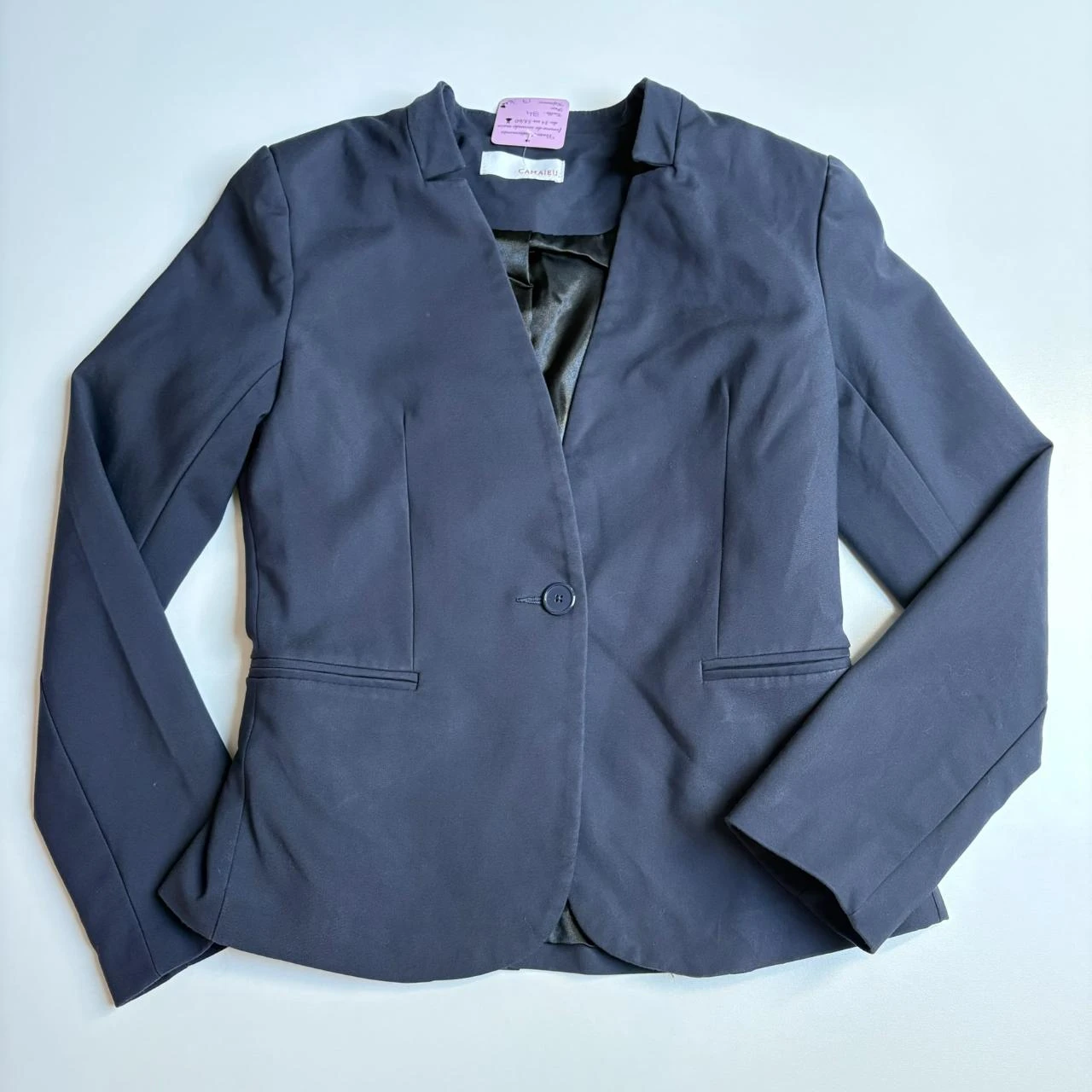 Blazer bleu marine Camaïeu 34